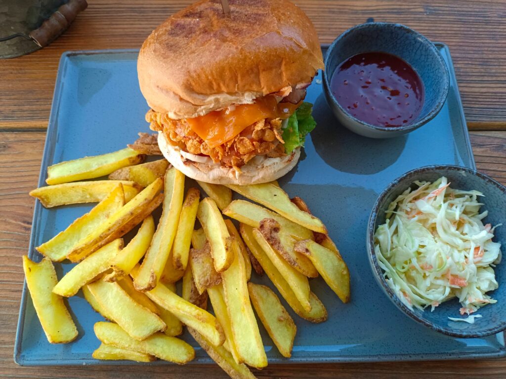 Kurací burger Hajcer - Retro 1980 chicken